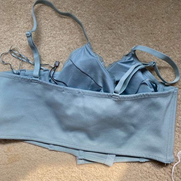 Baby Blue Garage Corset Large NWT - Picture 2 of 3